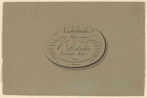 Carl August Lebschée, Vier Nachtstücke