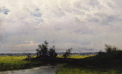 Thorsten Waenerberg, Landscape from lowlands near Haarlem