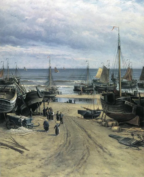 Thorsten Waenerberg, Fishing boats on the Dutch coast