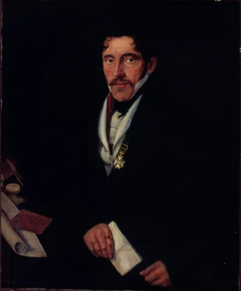 Bernhard Wiegandt, Retrato de Wilhelm Ludwig Von Eschwege (Barão Guilherme de Eschwege)
