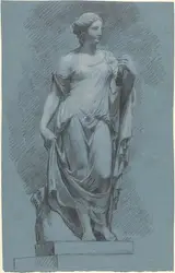 Samuel Woodforde, The "Farnese Flora" at Stourhead