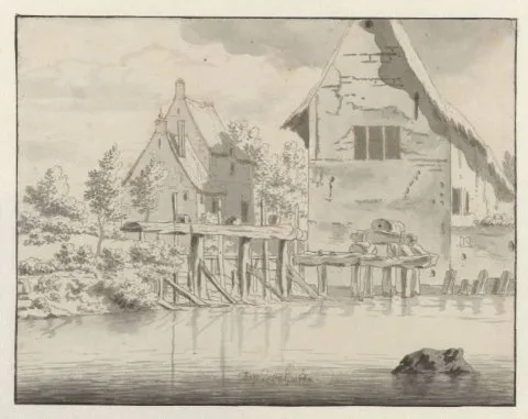 Josua de Grave, Houses in the Village of Emael, Limburg