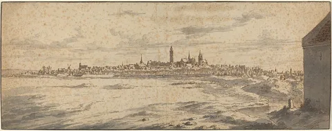Josua de Grave, View of Mons, Belgium