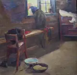 Bernt Grønvold, Farmhouse interior