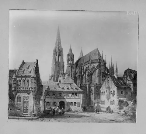 Friedrich Eibner, gothic cathedral in Freiburg
