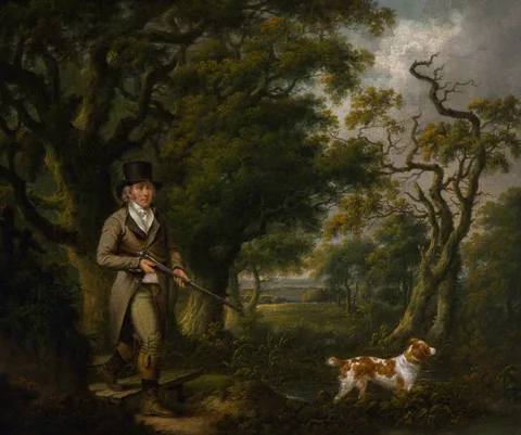 Charles Towne, A Gentleman Shooting with a Spaniel