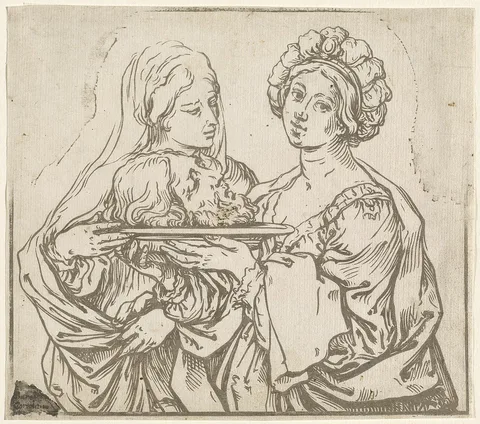 Bartolomeo Coriolano, Herodias and Salome