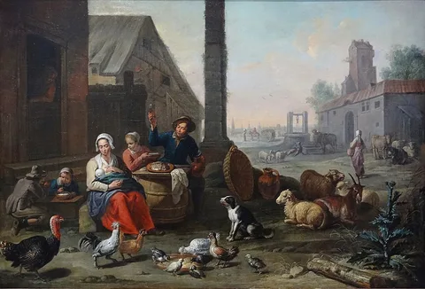 Abraham Willemsens, The meal at the farm