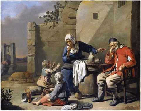 Abraham Willemsens, A woman selling fruit