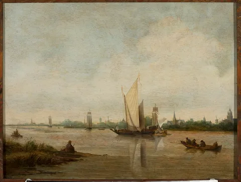 Jan Meerhout, Sail boats on a river