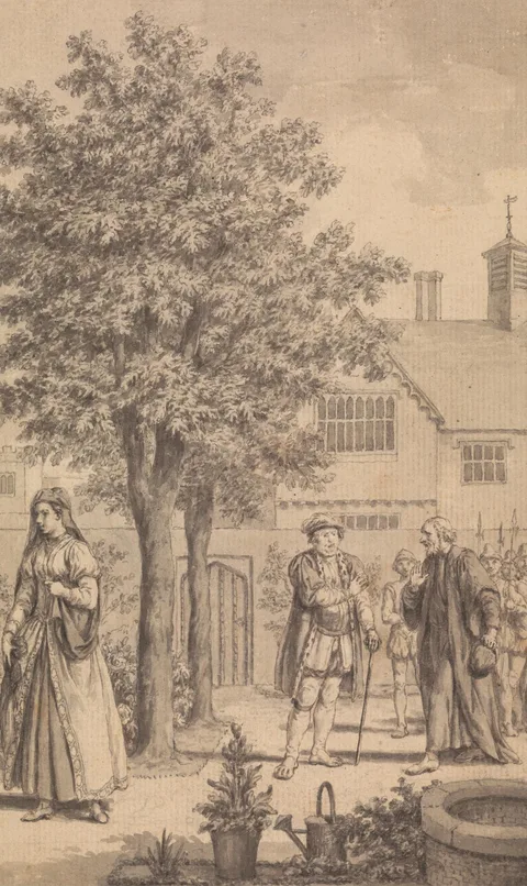 Samuel Wale, Catherine Parr, Henry VIII and Bishop Gardner