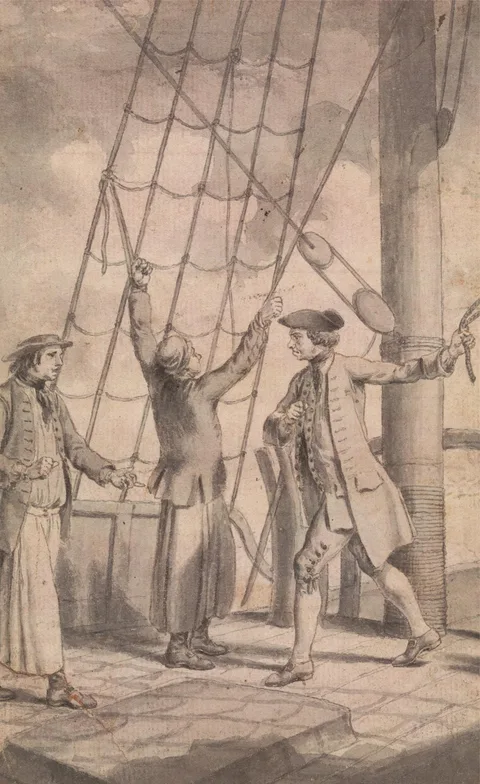 Samuel Wale, The Murder of Kenith Hossack by Captain Lowry