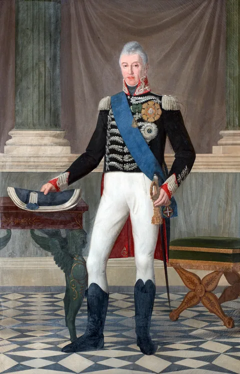 Giacomo Berger, Portrait of Charles Felix of Sardinia (1765-1831)