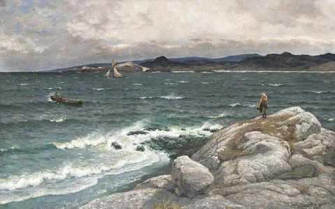 Julius Runge, On the coast