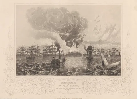 Henry Winkles, Bombardment of St. Jean D'Acre