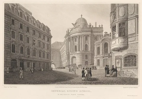 Henry Winkles, Imperial Riding School, St. Michael's Platz, Vienna