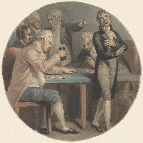 Luke Clennell, Ruined Gambler