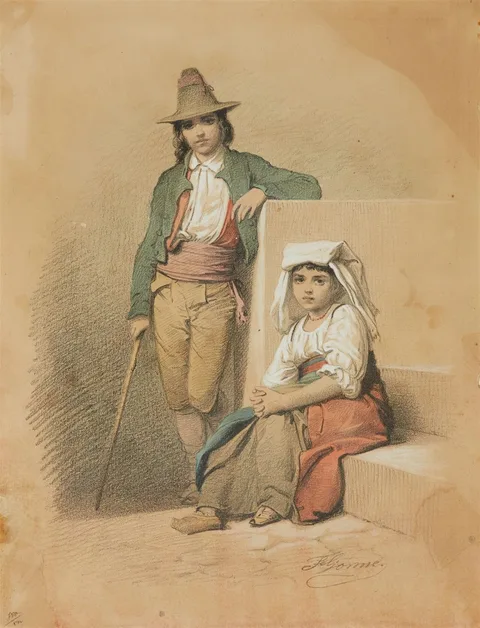 Friedrich Gonne, Two Italian youths