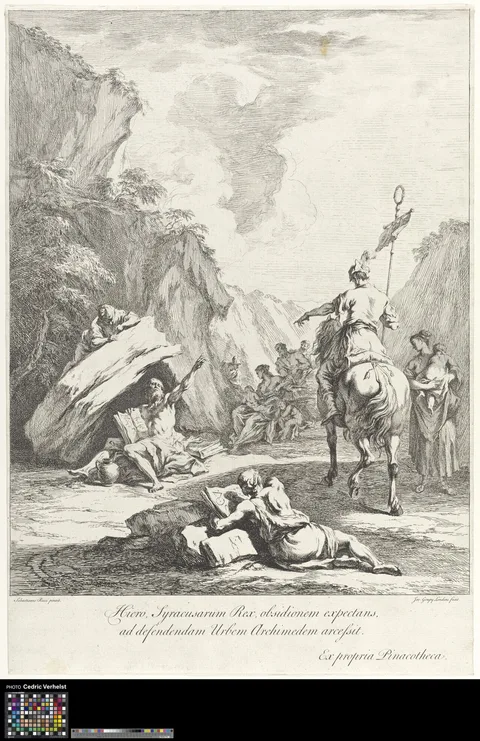 Joseph Goupy, Hieron and Archimedes