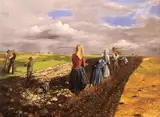 János Pentelei Molnár, The Potato Harvest