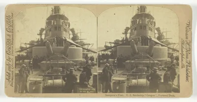 William H. Rau, Sampson's Fleet. U.S. Battleship "Oregon", Forward Deck