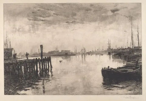 Stephen Parrish, Gloucester Harbor