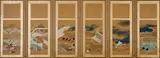 Tosa Mitsunari, Scenes from The Tale of Genji representing months of the year