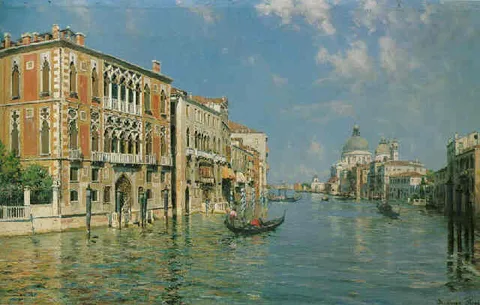 Bernardo Hay, A view of the Grand Canal
