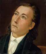Niels Bjørnsen Møller, Portrait of the Painter Lars Hertervig