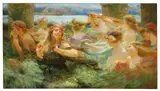 Charles William Wyllie, On the way to the festival