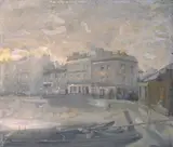 Paul Maitland, Barges, Chelsea Riverside, the ‘Eighties