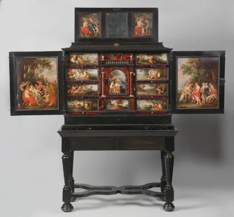 Victor Wolfvoet, Cabinet Decorated with an Allegory of Peace Surrounded by Mythological Subjects