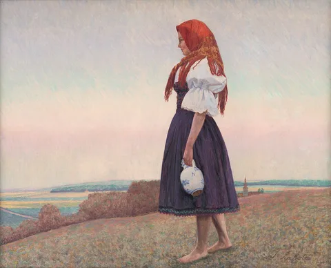 Ivan Žabota, Girl with a Jug