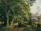 Josef Feid, Path up the Mariahilfberg near Gutenstein