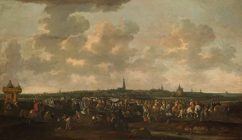 Hendrick de Meijer, Departure of Spanish Occupation Troops from Breda, October 10, 1637