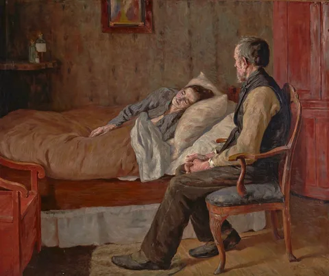 Thorvald Torgersen, På sykeleiet