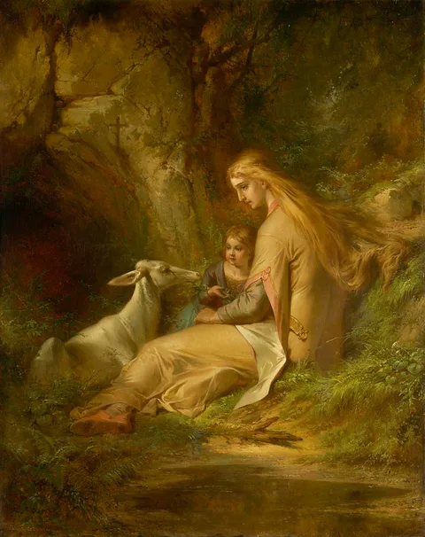 George Frederick Bensell, St. Genevieve of Brabant in the Forest