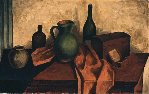 Niles Spencer, The Red Table