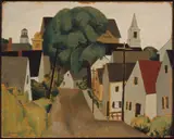 Niles Spencer, Down the Hill