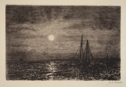 James Craig Nicoll, Moonlight at Low Tide