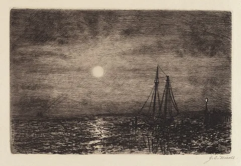 James Craig Nicoll, Moonlight at Low Tide