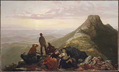 Jerome Thompson, The Belated Party on Mansfield Mountain