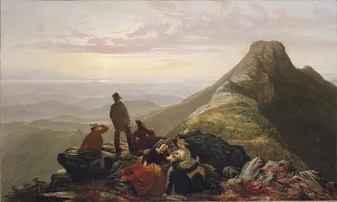Jerome Thompson, The Belated Party on Mansfield Mountain