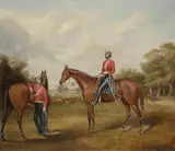 Joseph Fowles, Captain Frederick John Butts, Hyde Park, Sydney, 1858