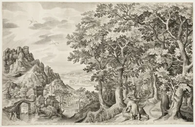Nicolaes de Bruyn, Samson Killing the Lion