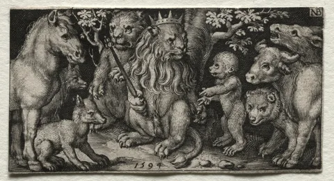 Nicolaes de Bruyn, The King of Beasts