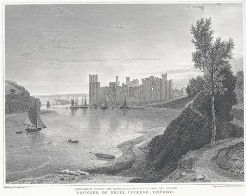 Joseph John Skelton, Caernarvon Castle: the birth-place of King Edward the second founder of Oriel College Oxford