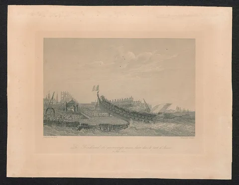 Joseph John Skelton, De lancering van "Le Friedland" te Antwerpen op 2 mei 1810