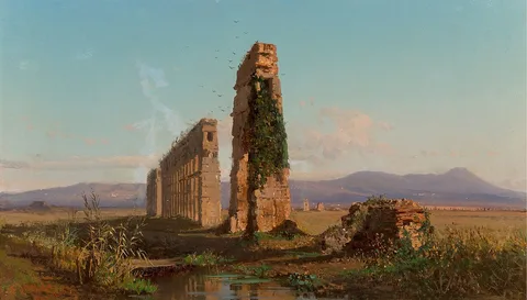 Alessandro La Volpe, Ruins of the Aqueduct on the Roman Campagna