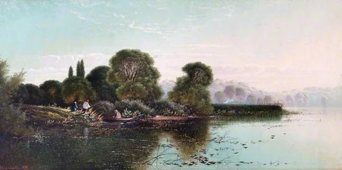 Edwin Henry Boddington, At Hurley-on-Thames, Berkshire